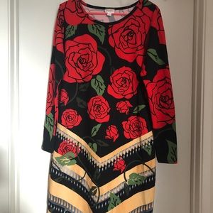 LuLaRoe XL Debbie Roses